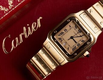Cartier Santos Galbée „Or Massif“ Ref. 887901 – 18 kt zlato