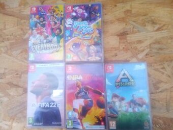 nintendo switch hry fifa nba pixark everybody super hero gir