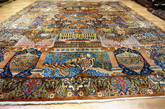 400x300cm Orientální koberec Ghom 1726 Nain