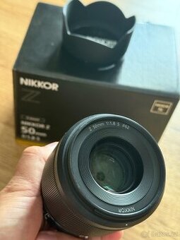 Prodám objektiv Nikon Z 50mm f/1.8 S – špičková padesátka