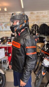 Bunda Harley-Davidson a helma 2x použité
