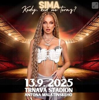 2x vstupenka na Simu 13.9.25