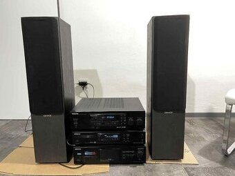 Kenwood Hi-Fi + Tannoy Mercury repro – kompletní sestava
