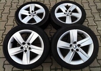 Alu kola originál Škoda Fabia III, Rapid 5x100 R16 Rock