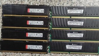 2 sady 16GB 4x4GB DDR3-1600 CL9 a CL10