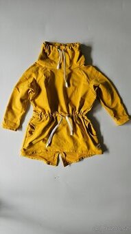 Hořčicově žlutá prodloužená mikina -vel. 104 (hand made)