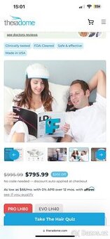 Theradome PRO Laser Přilba pro růst vlasů - 1