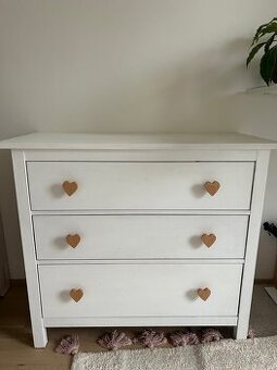 Komoda IKEA HEMNES – 3 zásuvky, bílá