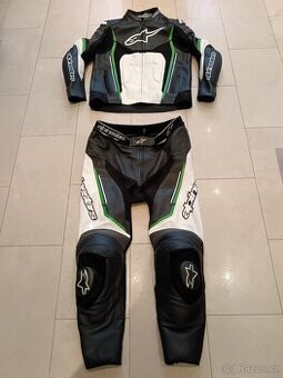 Alpinestars Motegi V2-Pánská kožená moto kombinéza, dvoudíl