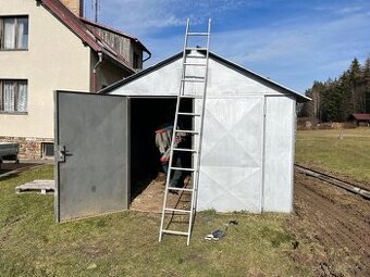 garáž plechová 5x3m