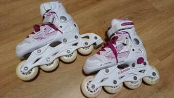 Dívčí kolečkové rostoucí brusle