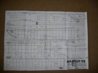 PRODÁM PLÁNEK VĚTROŇ SAPER 13 KATEGORIE F1A,