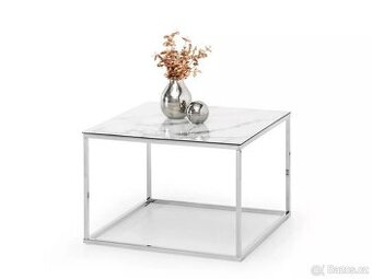 PRODÁM KONFERENČNÍ STOLEK MRAMOR /CHROM