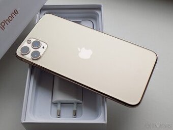 APPLE iPhone 11 Pro Max 256GB Gold - ZÁRUKA - 100% BATERIE