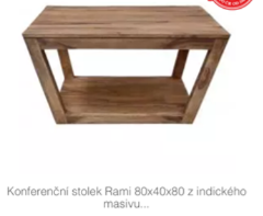 Luxusní nábytek z indického masivu (palisandr) – SET