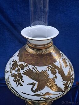 Petrolejová lampa z mosazi