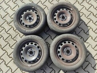 Letní kola 205/55/16 na disku 5x112mm,VW,ŠKODA,SEAT.