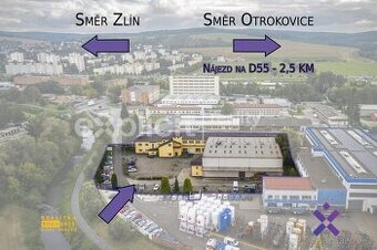 Prodej výrobního zázemí, skladu a haly 3 394 m², pozemek 6 5