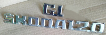Nový nerez nápis škoda 120 GL,120 GLS,škoda 130GL,130L