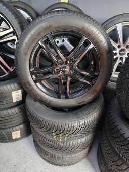 Alu kola R16 rozteč 5 × 108 mm + pneu 215/55 R16