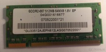 DDR2 SODIM 512MB