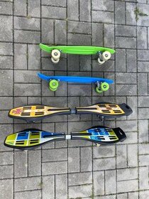 Pennyboard, Waveboard, Snakeboard
