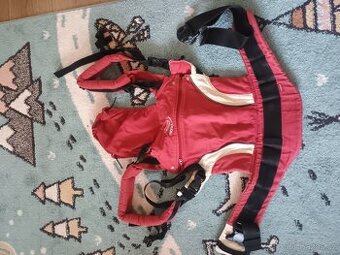 Nosítko Manduca, vínová + softshell pláštěnka