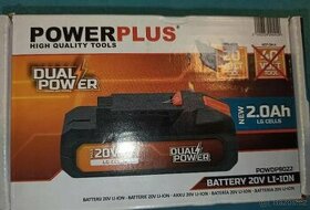 Baterie POWERPLUS/DUAL POWER 20V, 2.0Ah