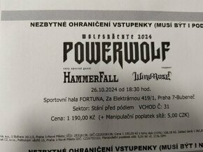 Powerwolf, Praha 2024