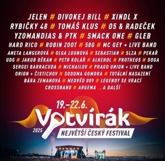 Votvírák 2025 4x KOMBI ticket
