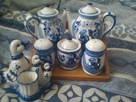 PRODEJ - Modrobílý porcelán (sada)
