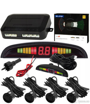 Parkovací senzory LED displej 4kusy
