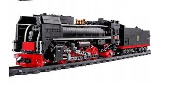 Model parní lokomotivy s tendrem - kopie LEGO City (Mouldkin