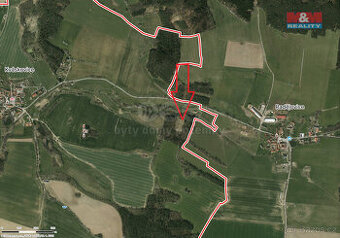 Prodej lesa, 3555 m², Kváskovice