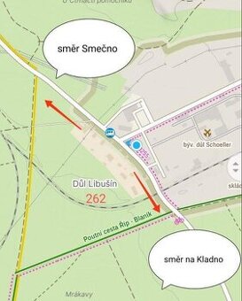 Reklamní plocha k pronájmu u Kladna směr od Smečna