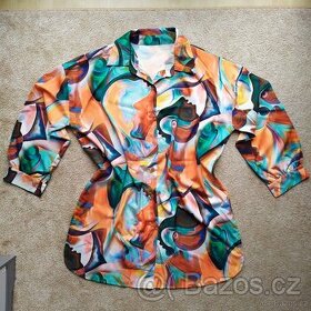 Dámská košile bluza vel. 46 48 50 / oversize