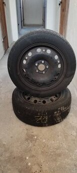 Plechová kola 6jx15 ET43 H2 + zimní pneu Polaris 2
