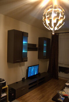 Sconto Force - Obývací stěna s LED podsvícením - 240cm