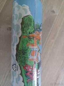 tapeta + látka IKEA