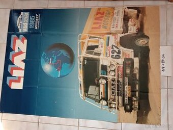 Plakáty LIAZ Paris Dakar a další plakáty a kalendáře LIAZ