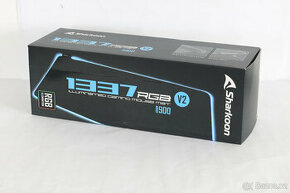 Sharkoon 1337 RGB V2 - Herní látková podložka s RGB - Nová