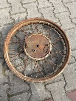 Jawa 350 SV - přední kolo s brzdovým štítem