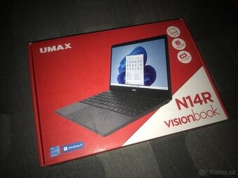 UMAX VisionBook N14R - notebook - černý