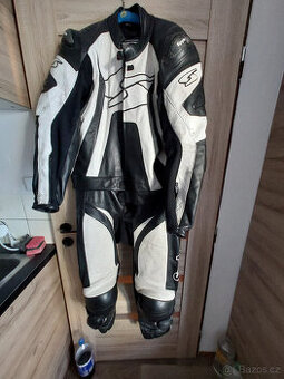 Kožená motokombinéza Spyke vel. 52