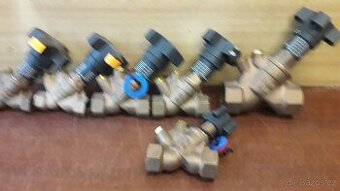 ventily ÚK vyvažovacie (regulačné) zn. Oventrop a Honeywell