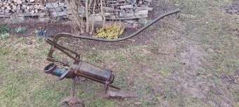 Historické kalové čerpadlo Sigmund Raketa