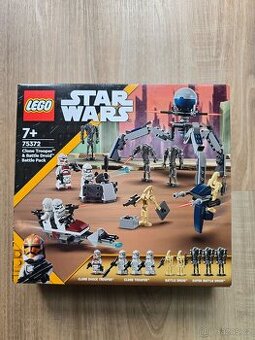 Nové Lego 75372 Star Wars Clone Trooper&Battle Droid Battle