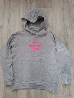 AlpinePro mikina s kapucí vel. 140/146