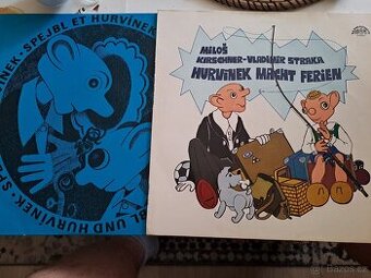 2x vinyl - Hurvinek, spejbl, vzacne