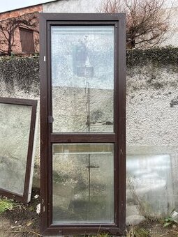 Prodám použité PVC balkonové dveře 850x2200